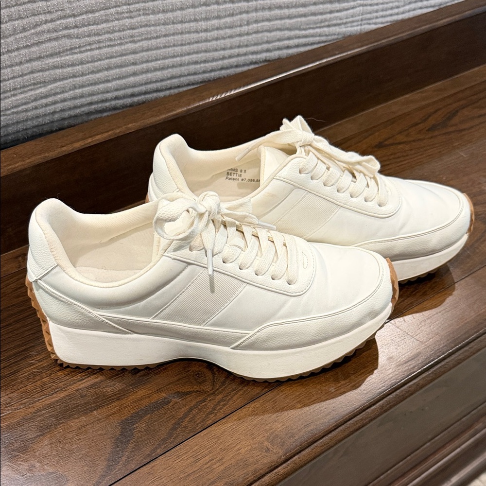Cream Sneakers